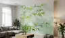 Lush Green Bamboo Forest Watercolor Wall Mural 7