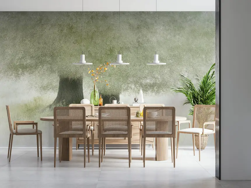 Verdant Veil Wall Mural -2111102