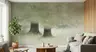 Misty Green Forest Wall Mural 8
