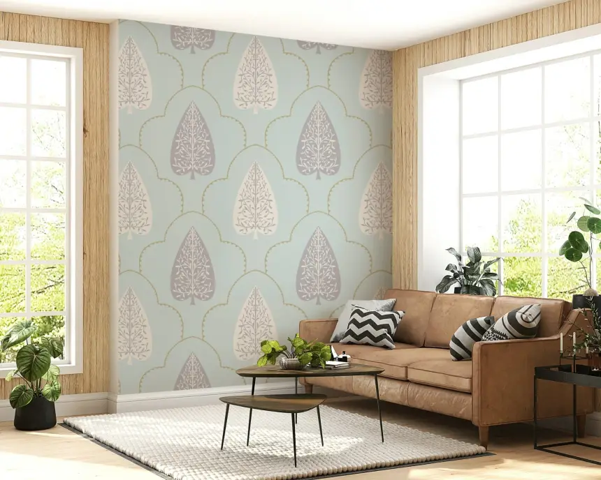 Tranquil Trellis Wallpaper