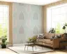 Elegant Mughal Ogee Leaf Pattern Wallpaper 8