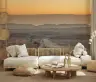 Expansive Desert Highway Sunset Wall Mural 7