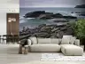 Misty Seascape Rocky Shore Wall Mural 6