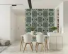 Indigo Geometric Tribal Wall Mural 6