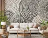 Abstract Concentric Circle Wall Mural 6