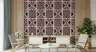 Ethnic Maroon Geometric Pattern Wallpaper 6