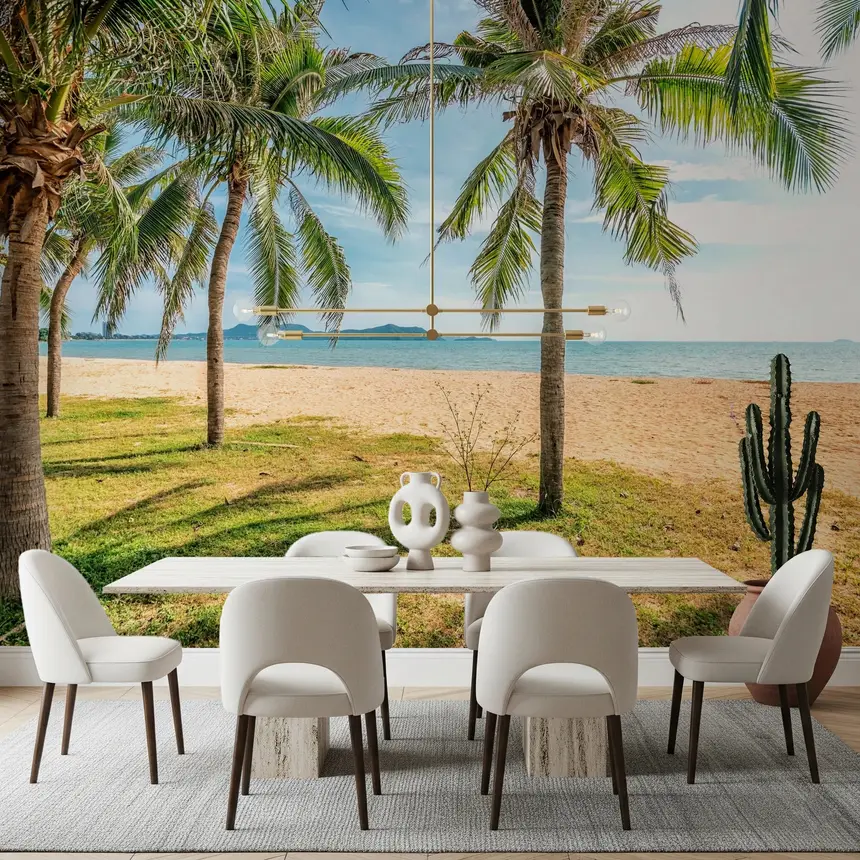 Tropical Beach Calm Wall Mural