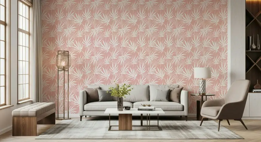 Tropical Blush Wallpaper