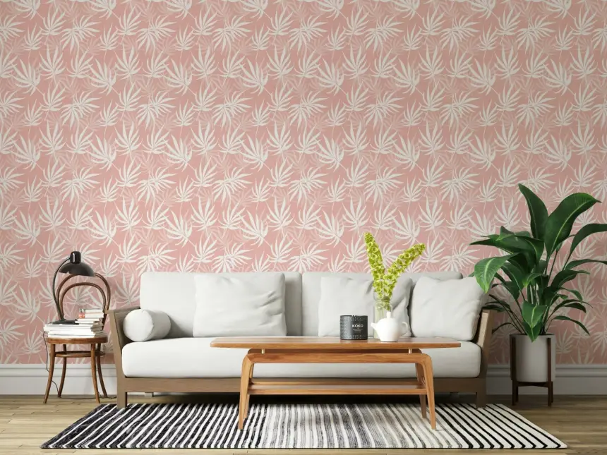 Tropical Blush Wallpaper