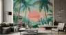 Vibrant Tropical Sunset Wall Mural 8