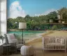 Golden Sand Turquoise Beach Lush Palm Forest Wallpaper Mural 6