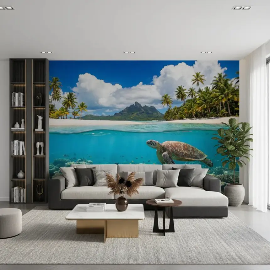 Tropical Marine Life Wall Mural
