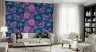Vibrant Tropical Birds and Floral Pattern Wallpaper 6