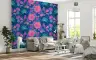 Vibrant Tropical Birds and Floral Pattern Wallpaper 8