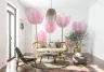 Dreamy Pink Tulip Floral Wallpaper Mural 7