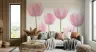 Dreamy Pink Tulip Floral Wallpaper Mural 6