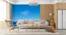 Expansive Blue Ocean Horizon Wall Mural 8
