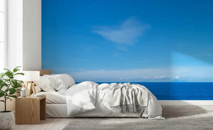 Turquoise Blue Sea Wall Mural