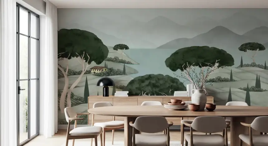 Tuscan Dreamscape Wall Mural