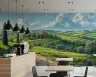 Tuscan Hillside Villa Landscape Wall Mural 7
