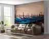 Venice Gondolas at Dusk Scenic Wall Mural 6