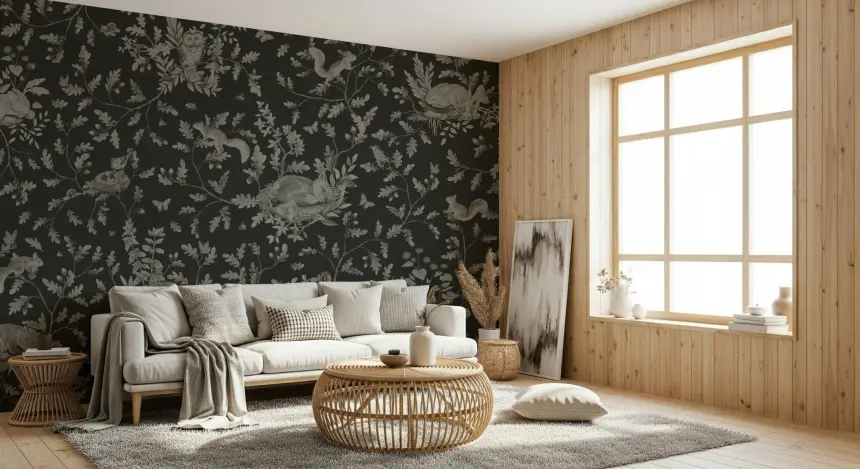 Twilight Woods Wall Mural