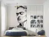 Frida Kahlo Line Art Wall Mural 6