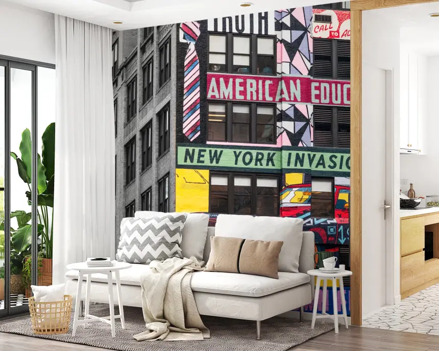 Urban Art Invasion Wall Mural