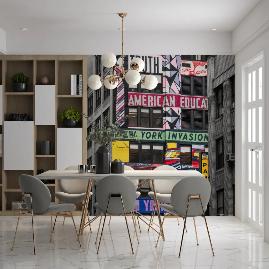 Urban Art Invasion Wall Mural