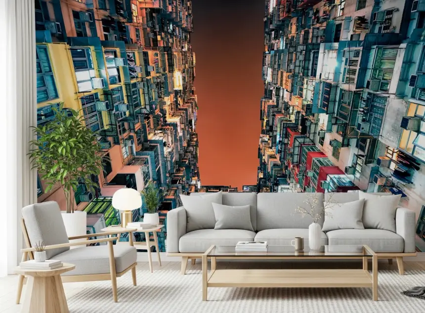 Urban Canyon Wall Mural