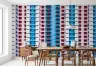 Modern City Facade Pattern Wall Mural 8