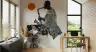 Abstract Jazz Saxophonist Wall Mural 7
