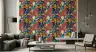 Vibrant Abstract Floral Portrait Wallpaper 8