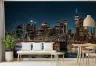 Manhattan Skyline Night Wall Mural 8