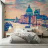 Vibrant Venetian Grand Canal Cityscape Wall Mural 8