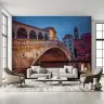 Venetian Rialto Bridge at Dusk Wall Mural 6
