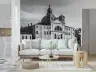 Historic Venice Canal Monochrome Wall Mural 8