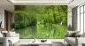 Lush Green Forest Stream Wall Mural 6