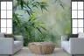 Lush Bamboo Leaves Serenity Wall Mural 8