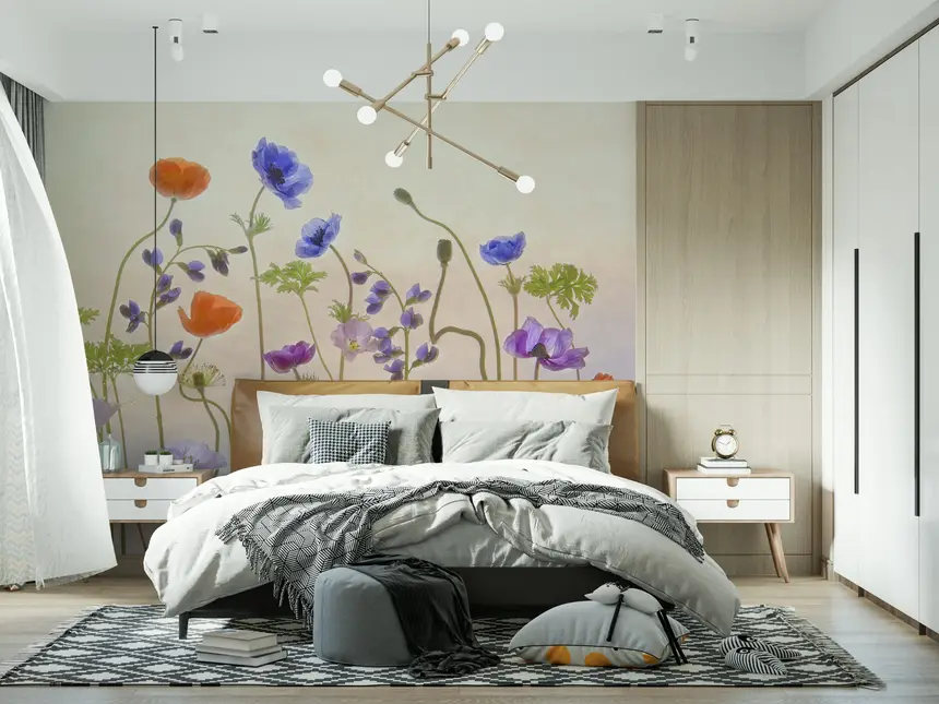 Bloom Hues Wall Mural -1876358