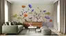 Whimsical Floral Wall Mural 7