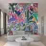 Vibrant Abstract Botanical Wall Mural 6