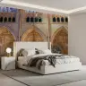 Gothic Cathedral Arches Stained Glass Wall Mural 6