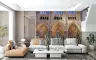 Gothic Cathedral Arches Stained Glass Wall Mural 7