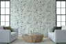 Graceful Heron and Lotus Botanical Wallpaper 8