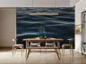 Deep Blue Water Ripples Wall Mural 6
