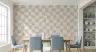 Soft Wavy Checkerboard Pattern Wall Mural 8