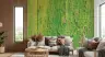 Rustic Green Peeling Paint Wall Mural 8