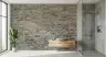 Mottled Grey Brown Natural Stone Wall Mural 6