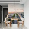 Parisian Avenue Sunset Cityscape Wall Mural 8